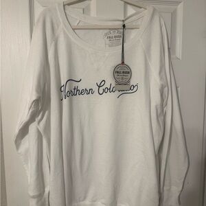 Fall Rush White Sweatshirt 3X